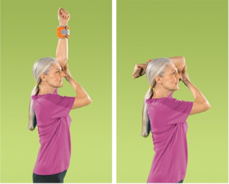 تمرین کشش آرنج تمرین های قدرتی سالمندی