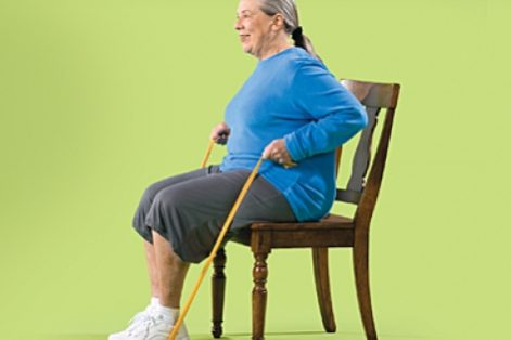 تمرین طناب و صندلی تمرین های قدرتی سالمندی