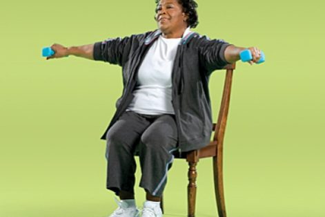 تمرین بازو جانبی نشر از جانب در سالمندی