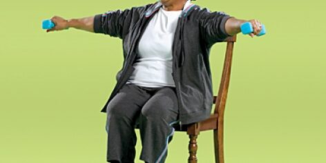 تمرین بازو جانبی نشر از جانب در سالمندی