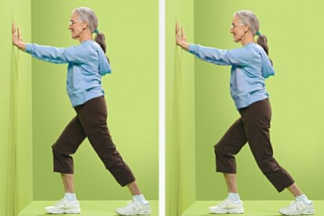 کشش عضلات کالف تمرین های انعطاف پذیری