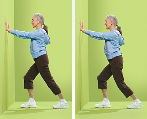 کشش عضلات کالف تمرین های انعطاف پذیری