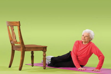 بلند شدن از روی زمین تمرین های انعطاف پذیری