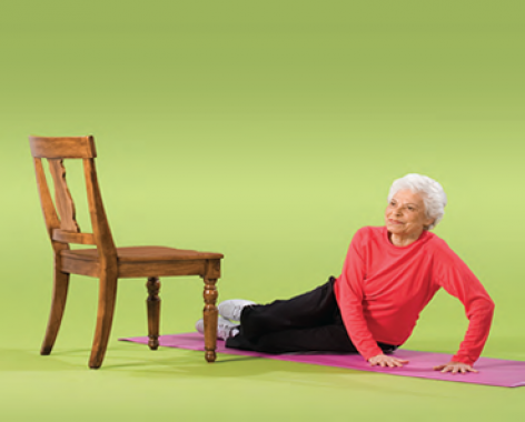 بلند شدن از روی زمین تمرین های انعطاف پذیری