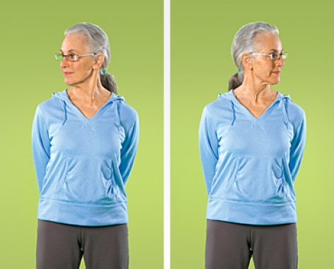 تمرین کشش عضلات گردن تمرین های انعطاف پذیری