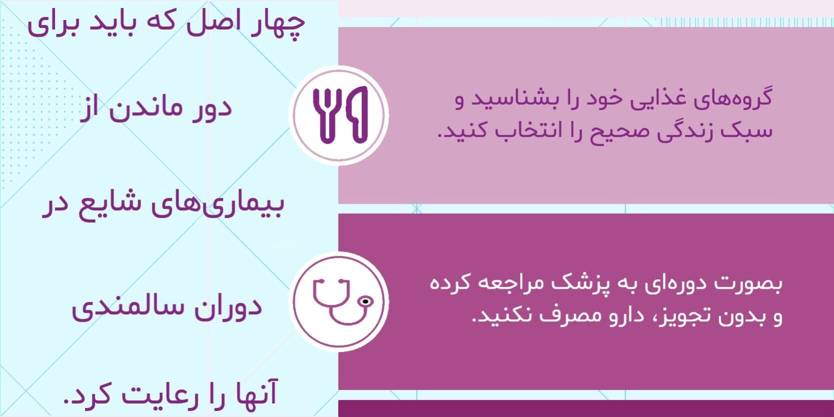 چهار اصل افزایش طول عمر در سالمندان