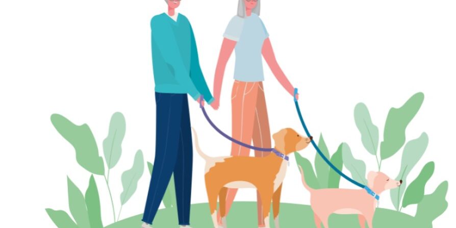 افزایش امنیت سالمند با سگ خانگی