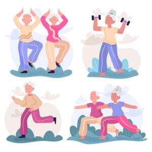 سلامت روحی سالمند با ورزش