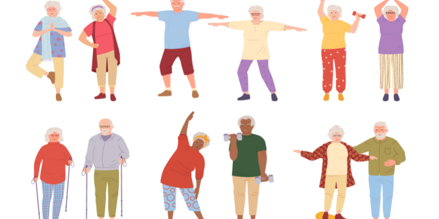 سلامت روحی سالمند با ورزش