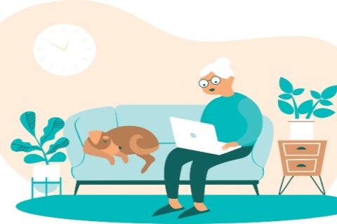 آموزش فضای مجازی در دوران سالمندی